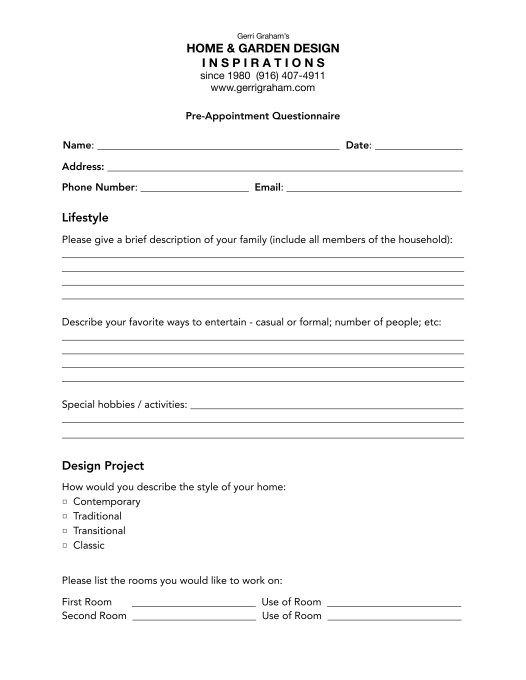 Pre-Appointment-Questionnaire